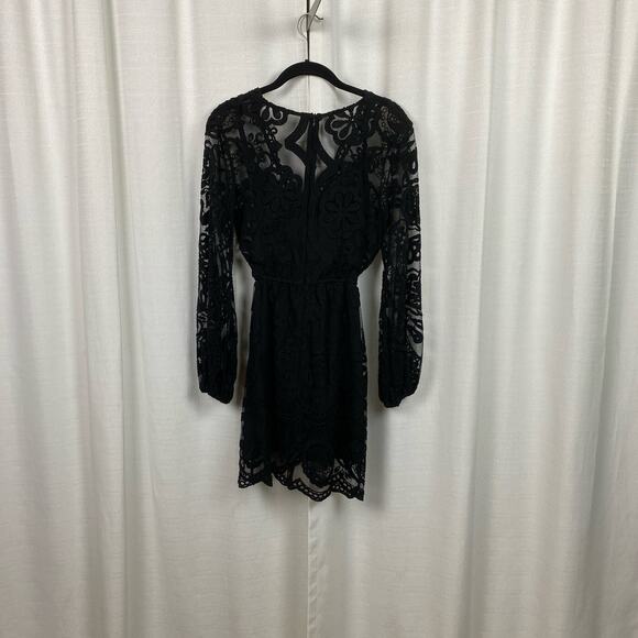 Jen’s Pirate Booty Black Lace Ara Mini Dress Sz.S - Picture 10 of 16